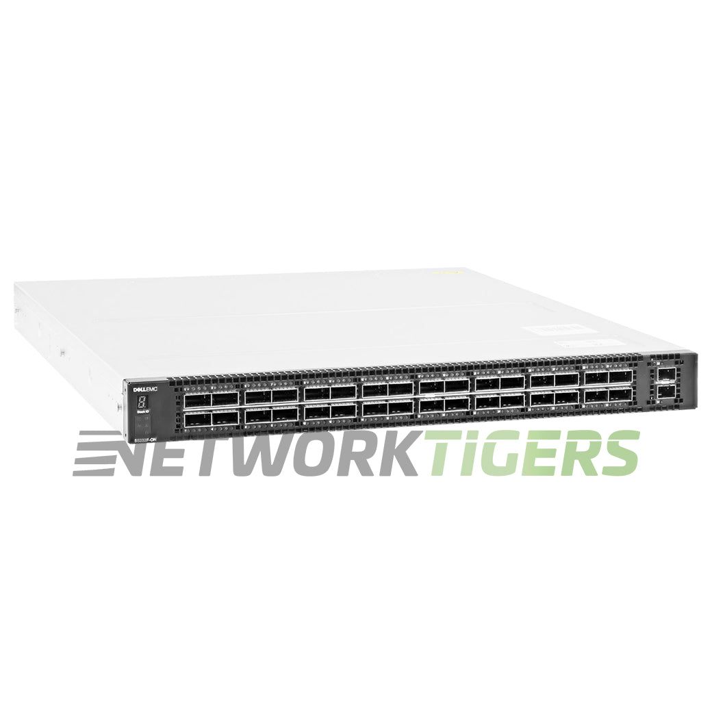 NEW Dell S5232F-ON-RA 32x 100GB QSFP28 2x 10GB SFP+ B-F Air No OS10 Switch