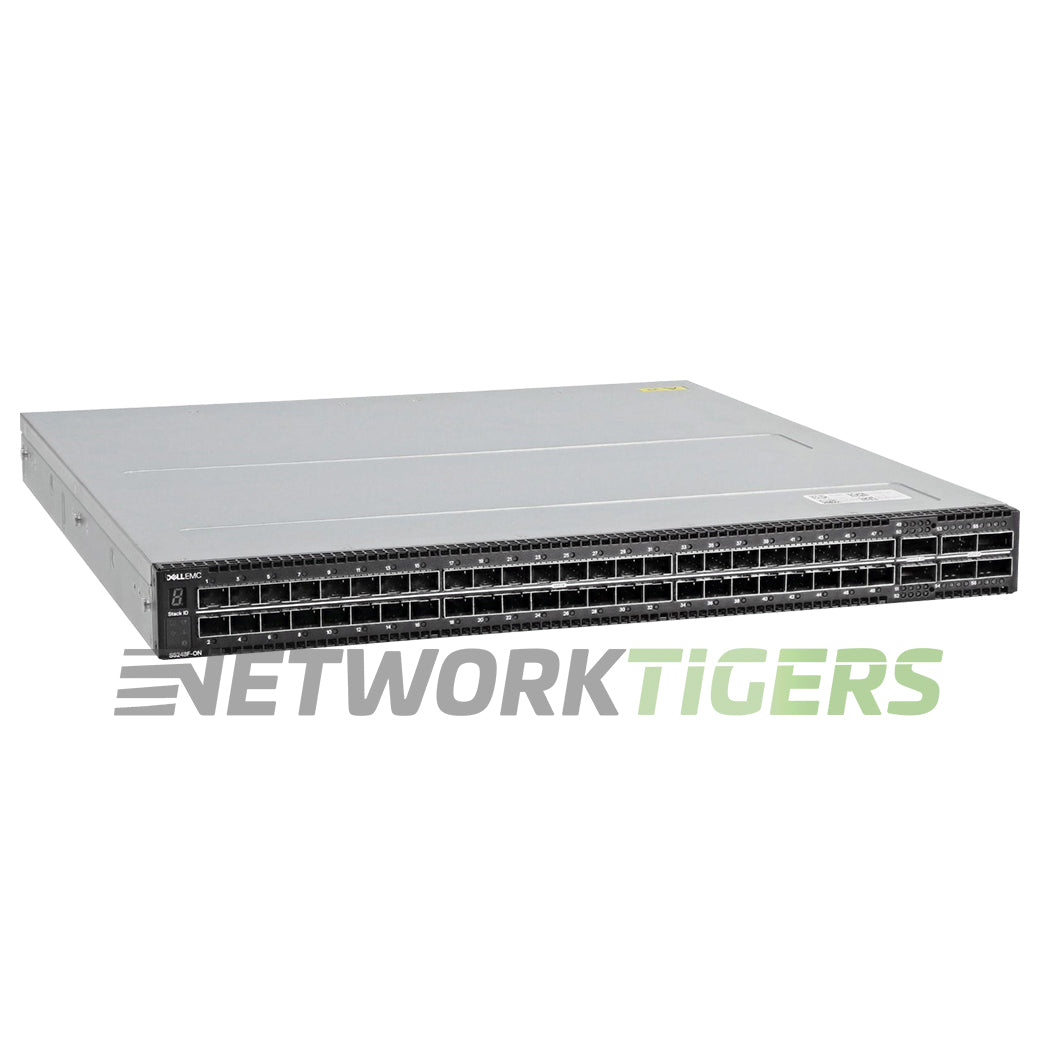 Dell S5248F-ON-RA 48x 25GB SFP28 2x 200GB QSFP28-DD 4x QSFP28 B-F OS10 Switch