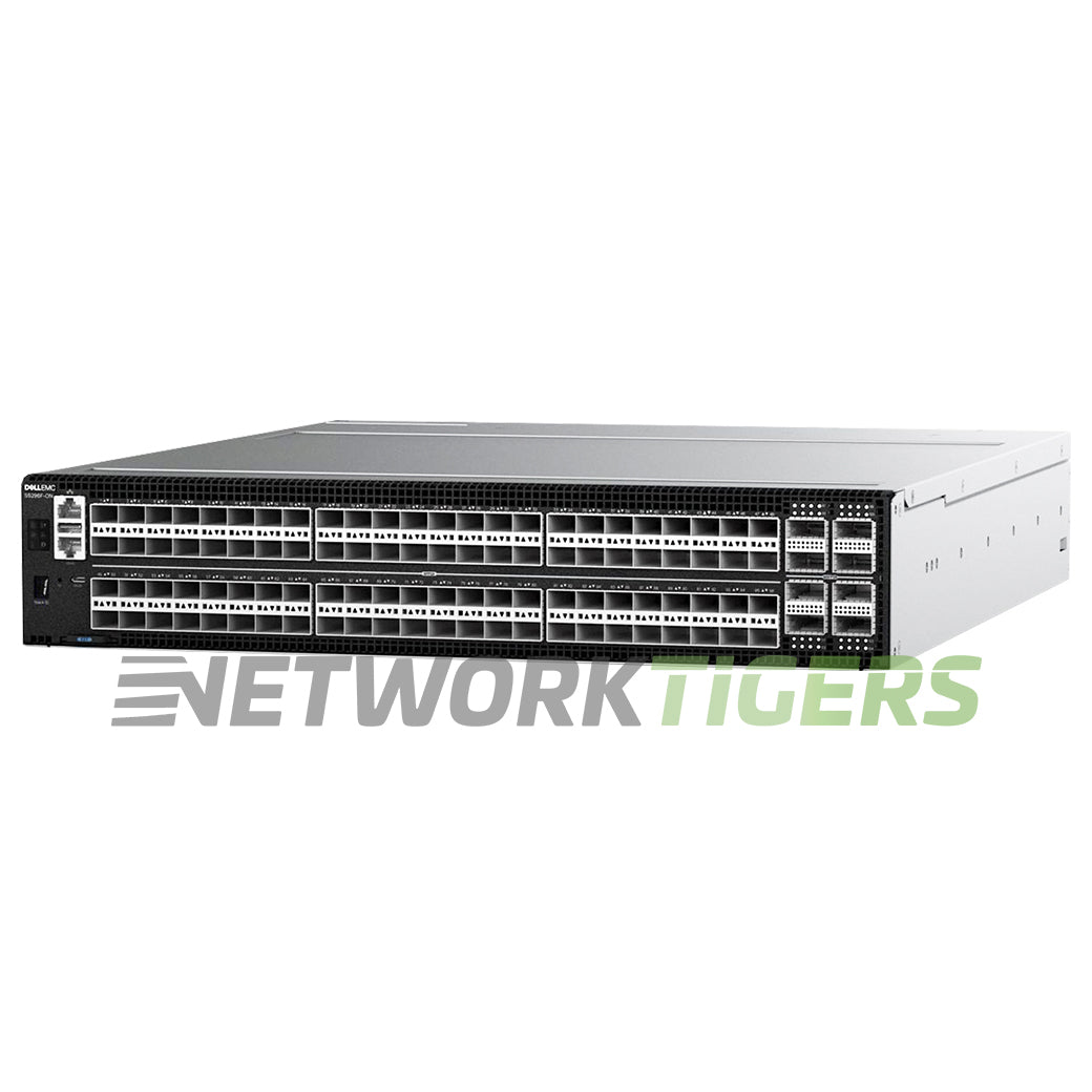 NEW Dell S5296F-ON EMC S 96x 25GB SFP28 8x 100GB QSFP28 F-B Air OS10 Switch