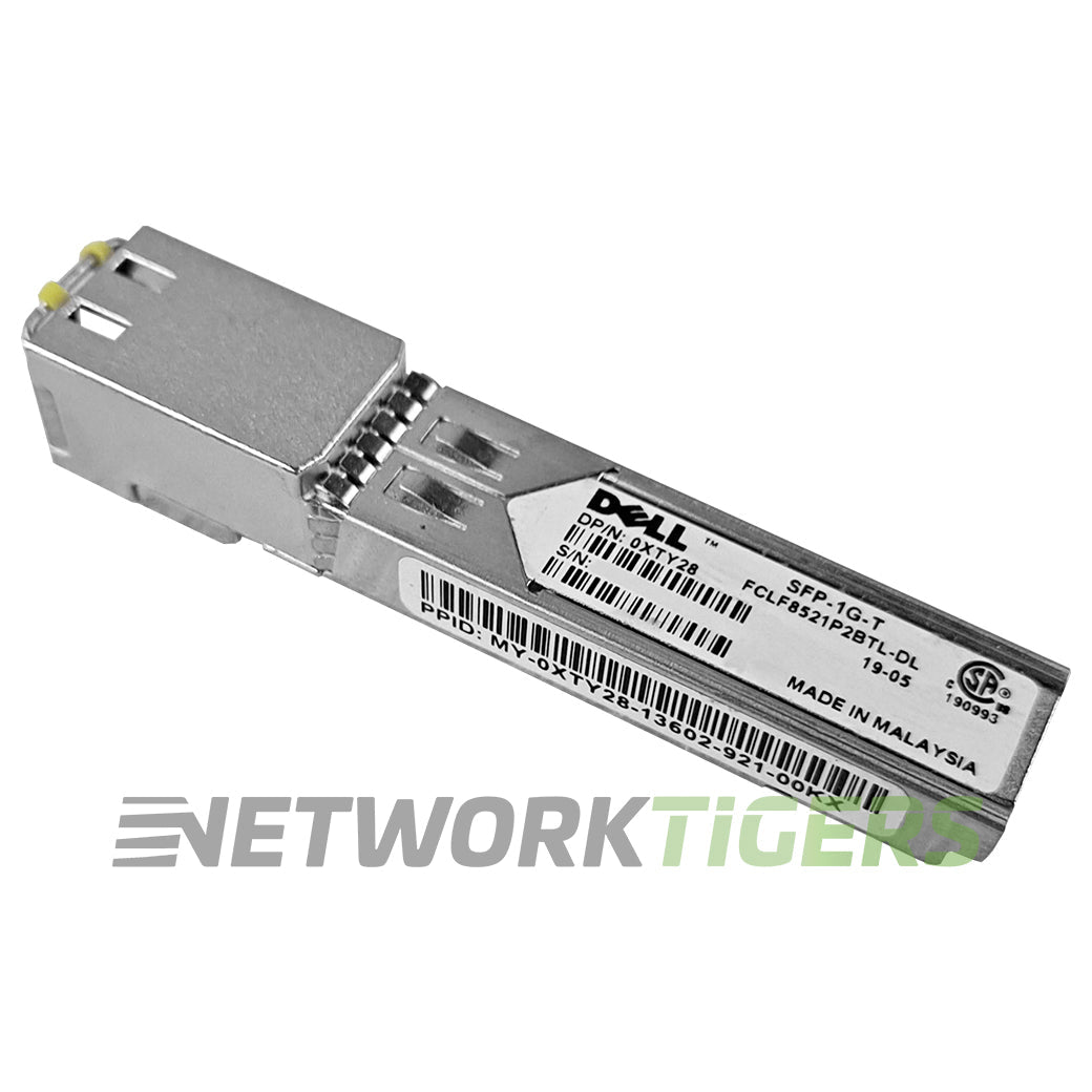 Dell SFP-1G-T XTY28 1GB BASE-T CAT5 RJ45 SFP Transceiver