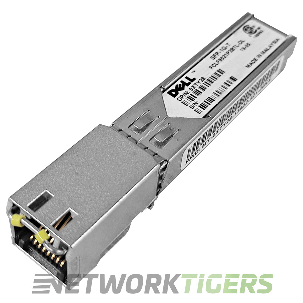 Dell SFP-1G-T XTY28 1GB BASE-T CAT5 RJ45 SFP Transceiver