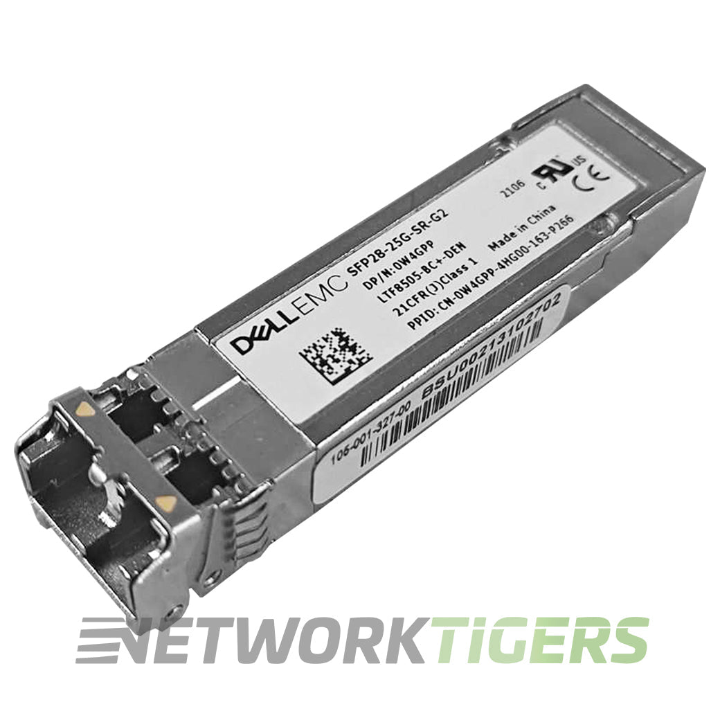 Dell SFP28-25G-SR-G2 W4GPP 25GB BASE-SR 850nm MMF SFP28 Transceiver
