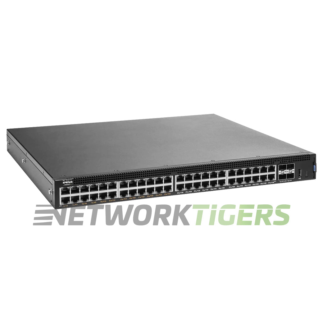 Dell X1052P X-Series 48x 1GB RJ45 (24x PoE+) 4x 10GB SFP+ Switch