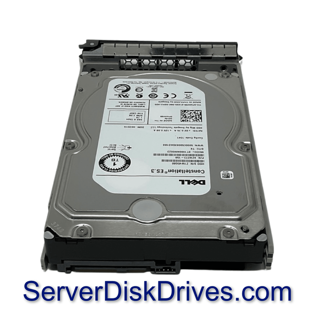 FNW88 Dell 1Tb 7200rpm 6Gb/s 128MB SAS 3.5″ ST1000NM0023 drive (4 Pack)