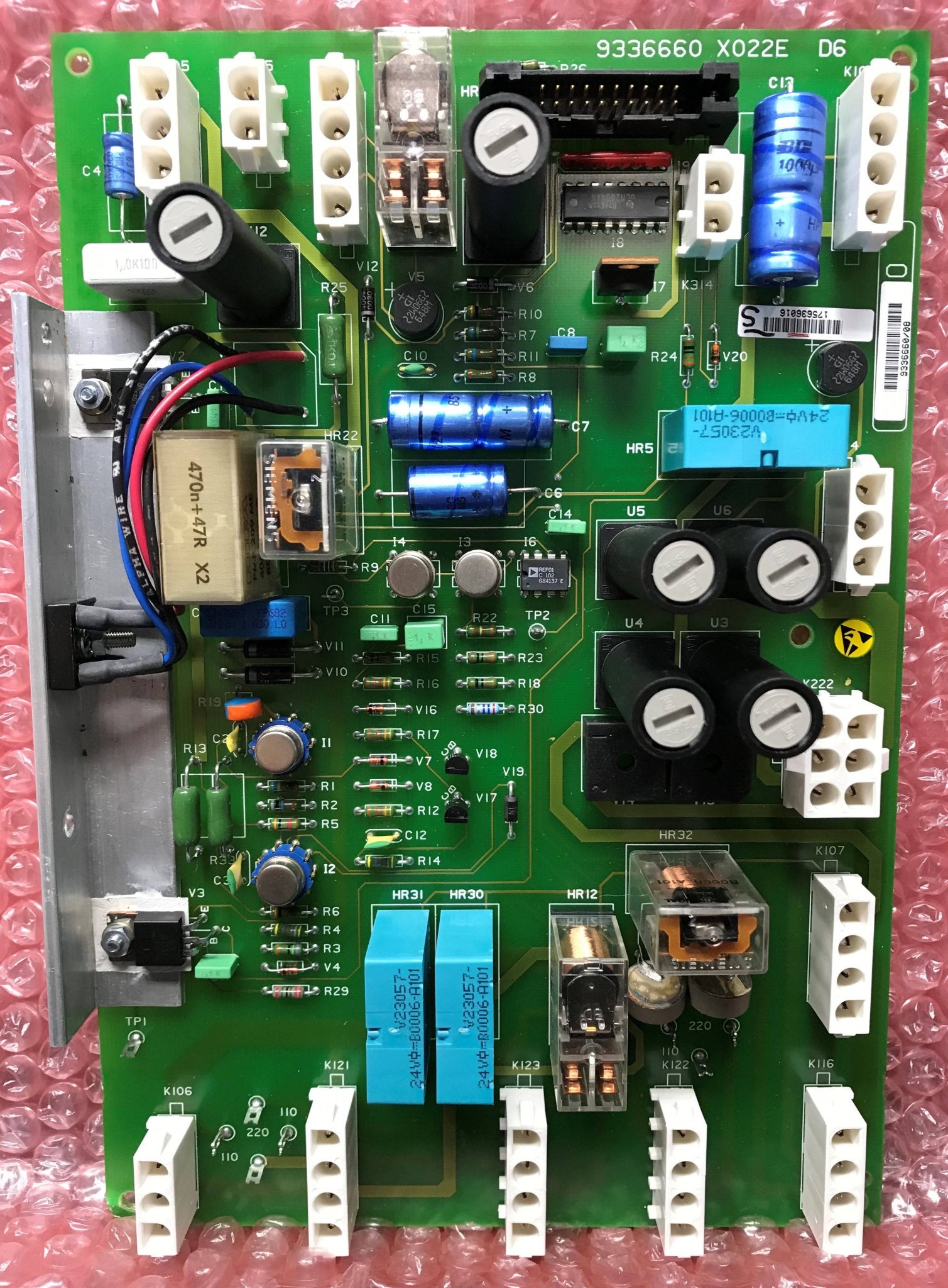 POWER DISTRIBUTION BOARD D6 (9336660 D6) Siemens Elema Mobilett