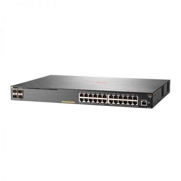 JL261A#B2B - HPE Aruba 2930F 24-Ports 10GbE PoE+ Rack-mountable Network Switch with 4-Ports SFP
