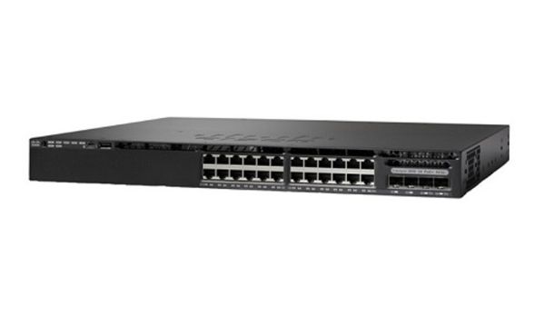 WS-C3650-8X24PD-L - Cisco Catalyst 3650 24-Port 1GbE RJ-45 Rack-mountable Network Switch with 2-Port SFP