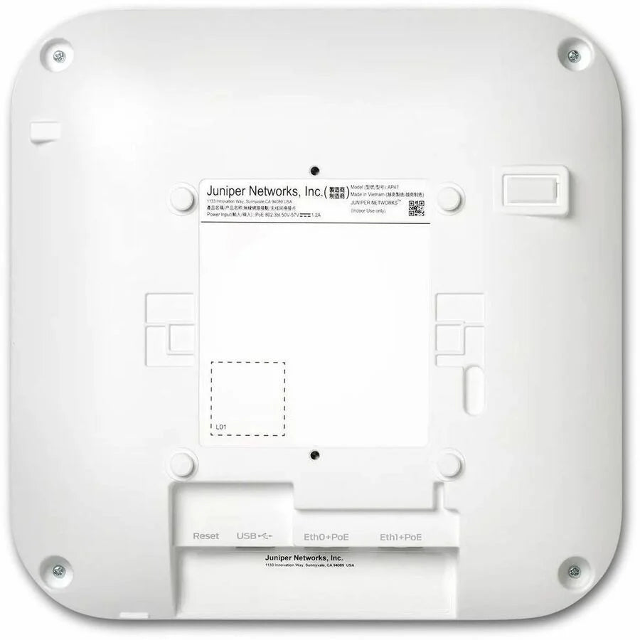 Mist AP47 Tri Band Wi-Fi 7 IEEE 802.11 a/b/g/n/ac/ax/be 28.80 Gbit/s Wireless Access Point - Indoor