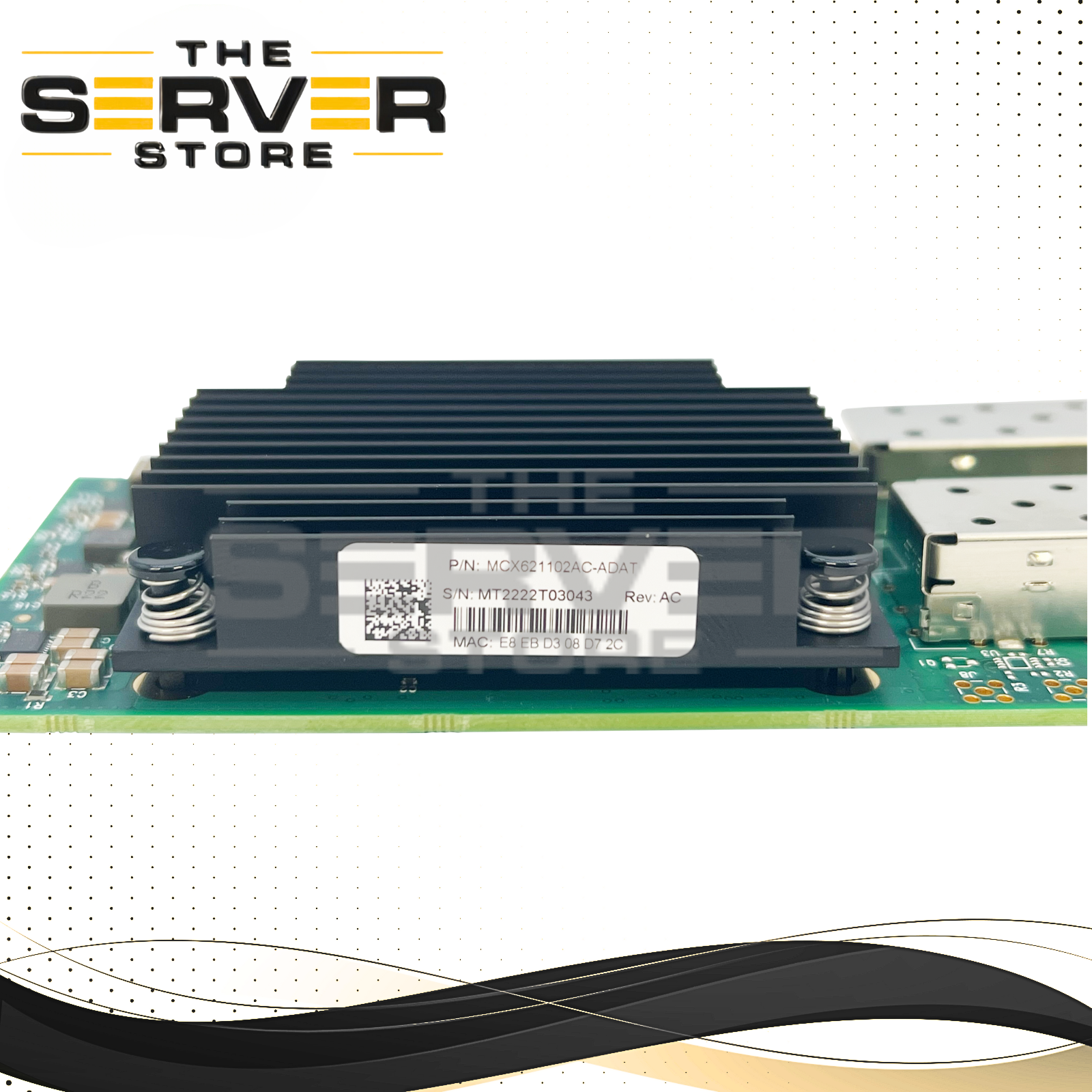 Mellanox ConnectX-6 DX 25GbE Dual Port SFP28 PCIex8 Network Adapter MCX621102AC-ADAT (Low Profile)