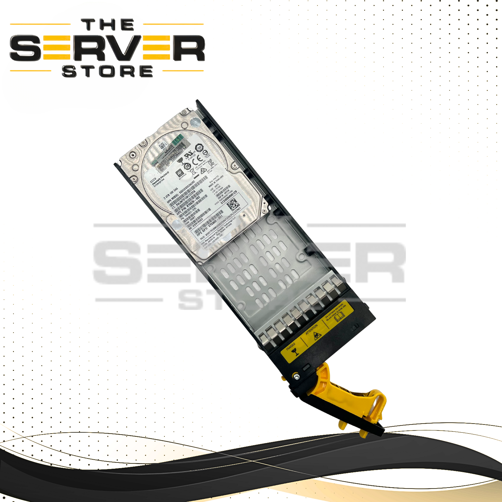 HPE 2.4TB SAS 12G 10K with Tray SFF 2.5" HDD Exos 10E2400 Series ST2400MM0129 for HPE 3PAR StoreServ