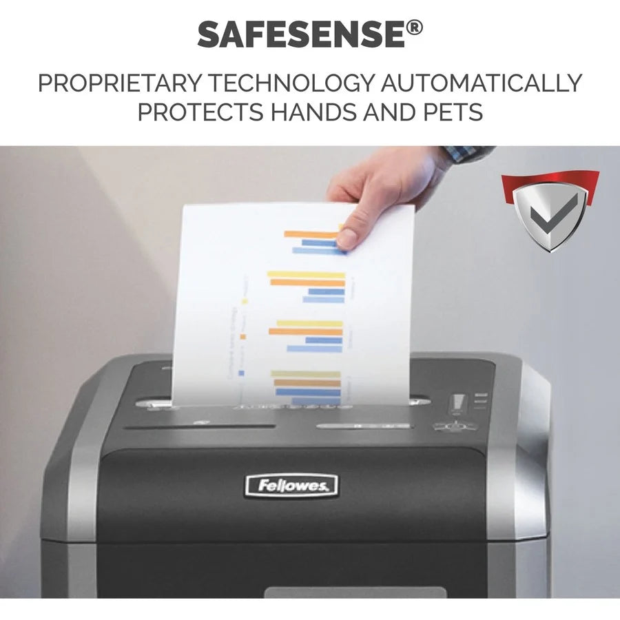 Fellowes&reg; 225Ci Paper Shredder | 100% Jam Proof, 22-Sheet, Cross-Cut Security, Commercial Grade | 3825001 Model, Black