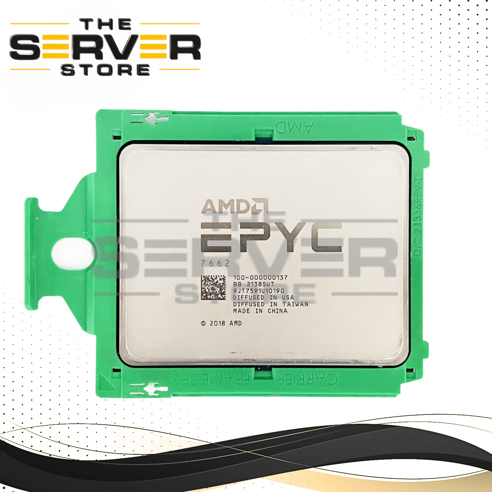 (Dell Locked) AMD EPYC 7662 2.0GHz 64 Core 256MB 225W SP3 CPU 100-000000137