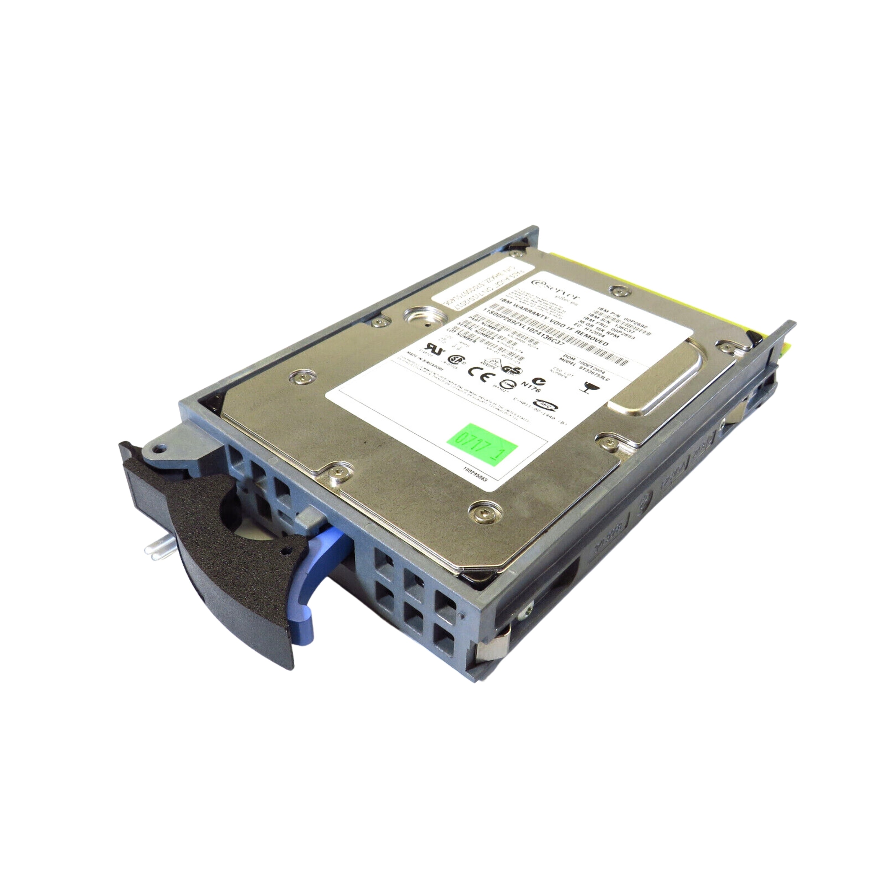IBM 00P2693 3.5" 36GB 15000RPM SCSI Hard Disk Drive (HDD), Silver (Refurbished)