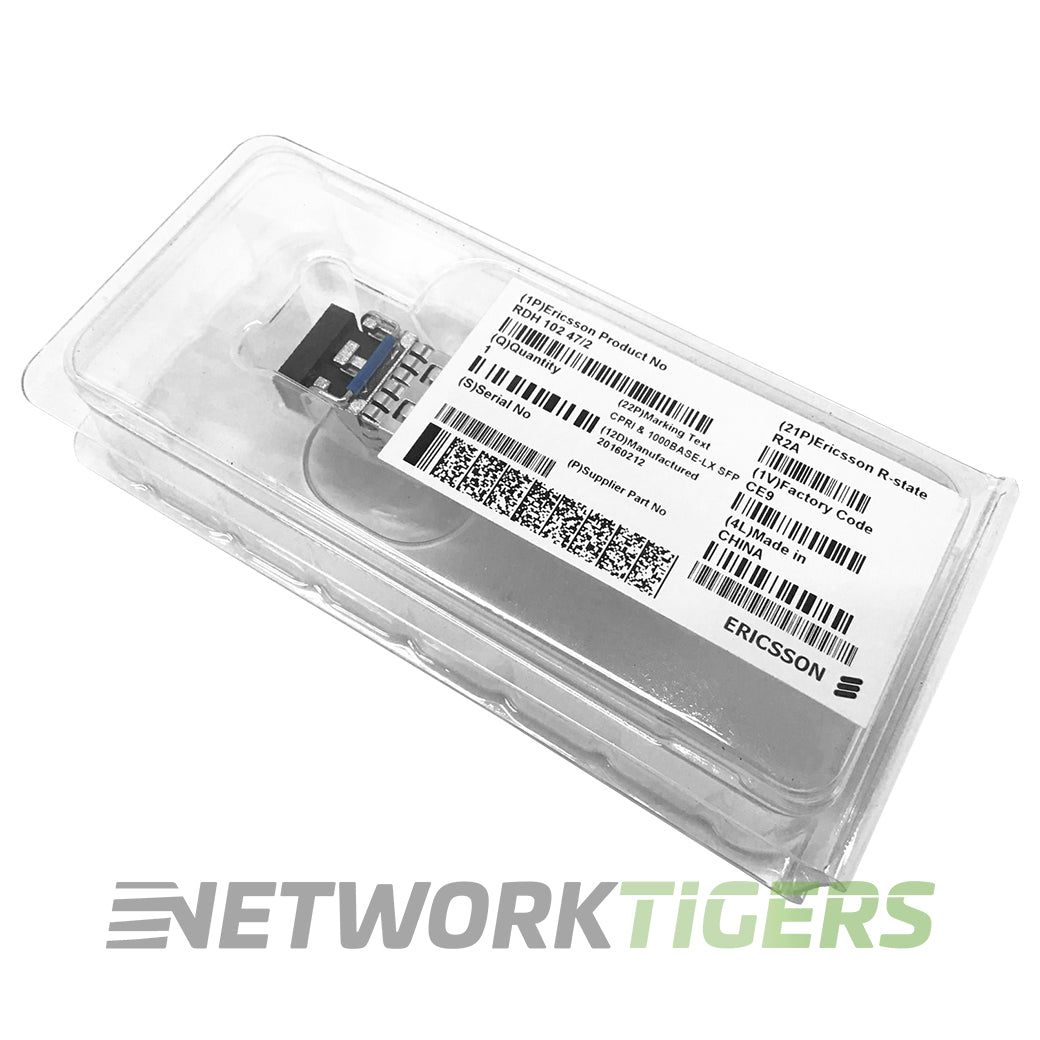 NEW Ericsson RDH 102 47/2 RTXM192-404-C24 1GB BASE-LX 1310nm SMF Transceiver
