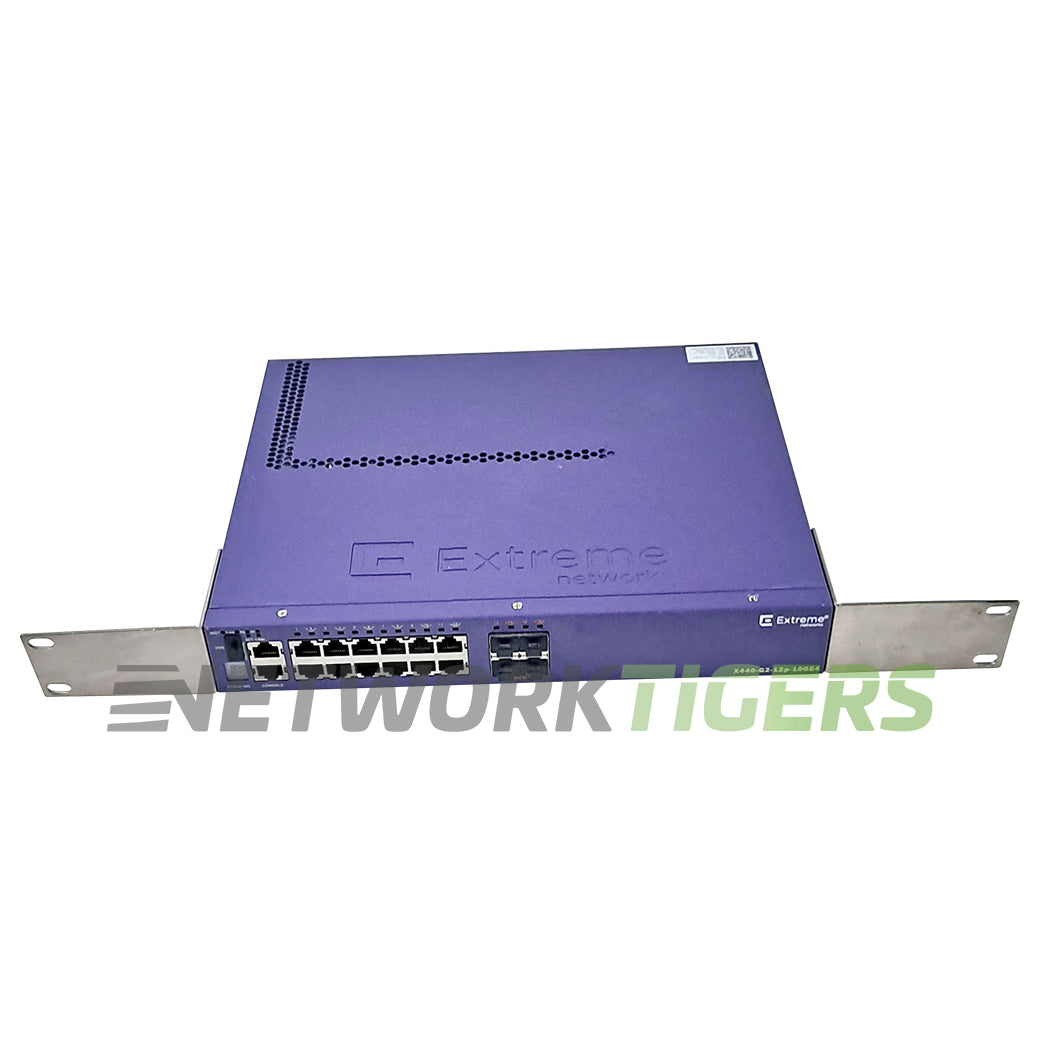 NEW Extreme 16531 X440-G2-12p-10GE4 12x 1GB PoE+ RJ45 4x 1GB SFP Switch
