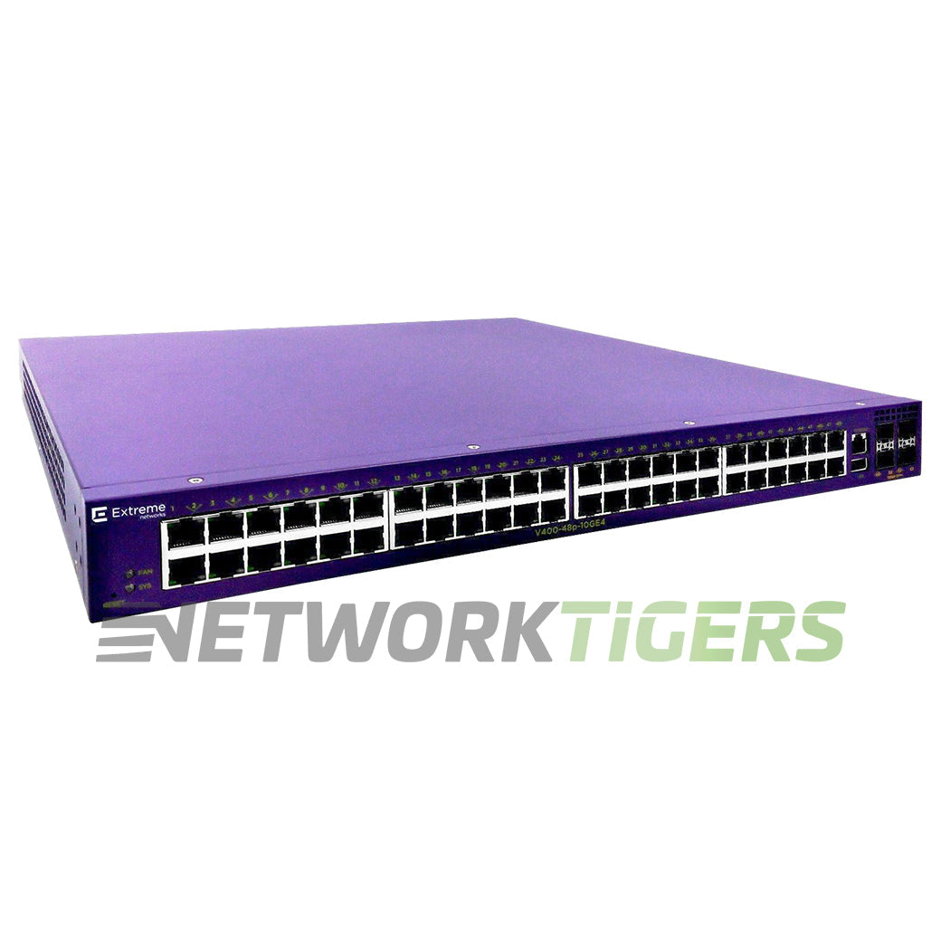 NEW Extreme 18104 V400-48p-10GE4 48x 1GB PoE+ 4x 10GB SFP+ Switch