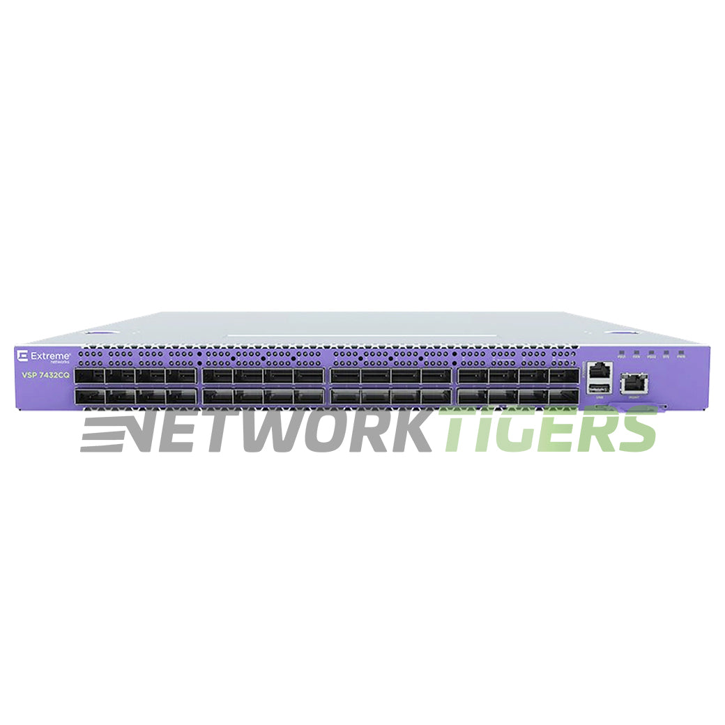 Extreme VSP7400-32C VSP 7432CQ 32x 100GB QSFP28 (No Fans or PSU) Switch