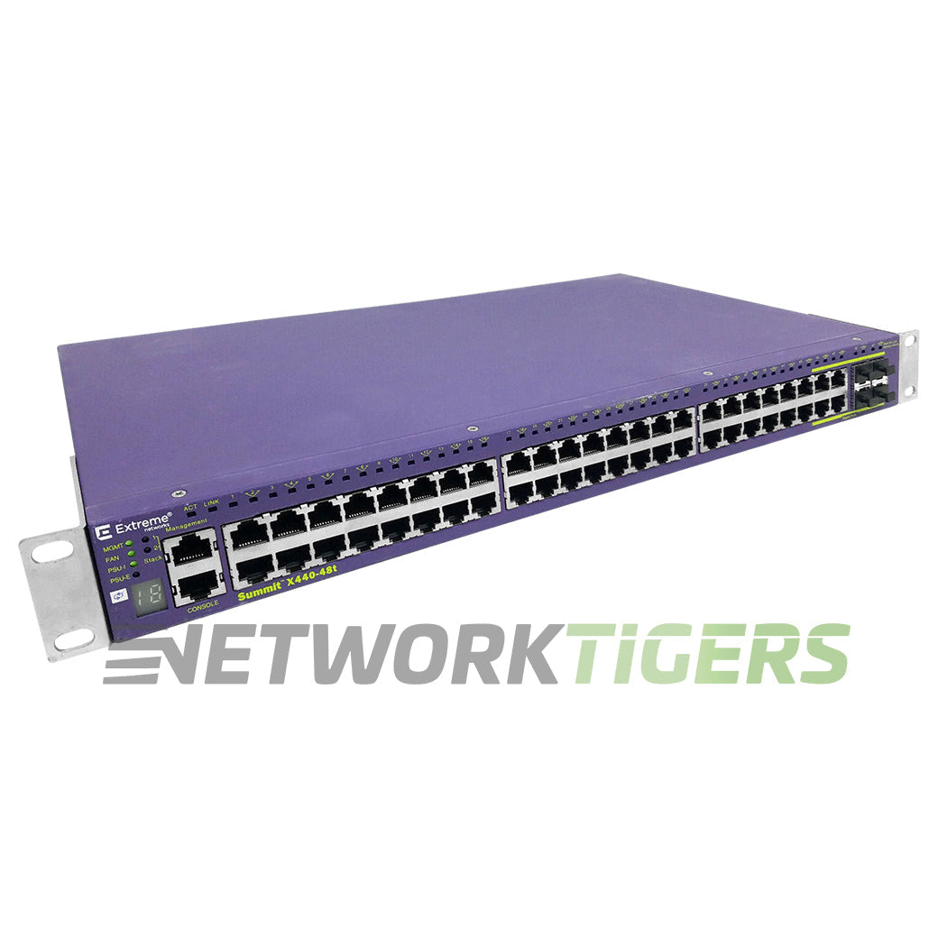 NEW Extreme 16505 X440-48T 48x 1GB RJ45 4x 1GB SFP 2x SummitStack Switch