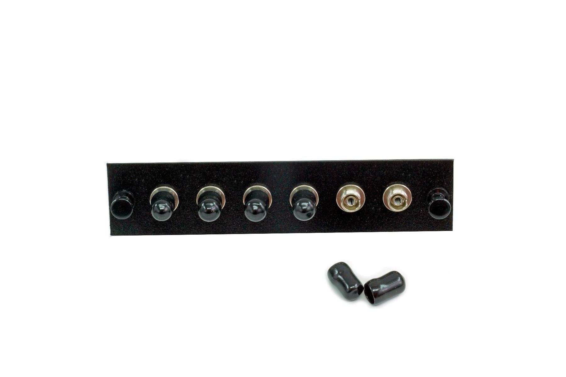 Adapter Plate 6-Pack FC Singlemode Loaded Black
