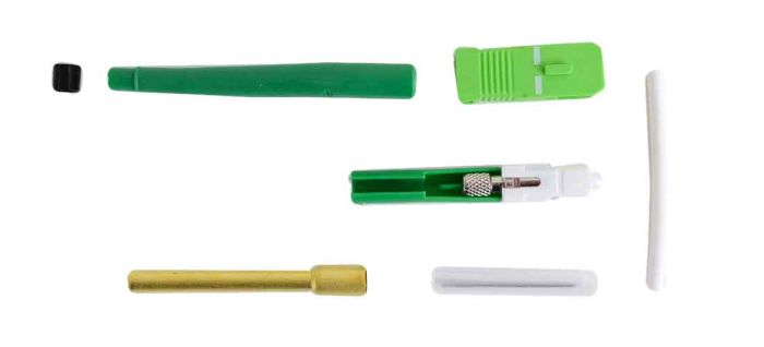 Splice-On Connector Armordillo SC Singlemode 3mm / 2mm / 1.6mm Green 10 Pack