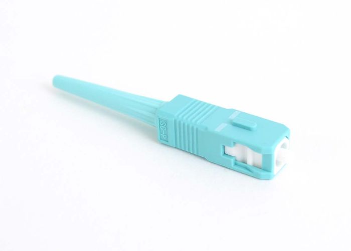 Splice-On Connector Cheetah SC PC Multimode 50um OM3 900um Aqua 10 Pack