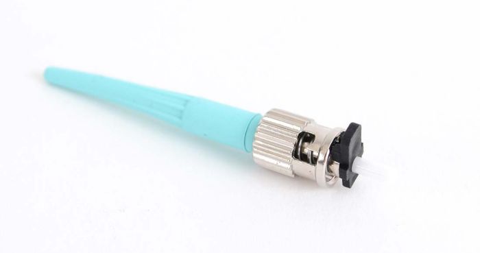 ST PC Splice-On Connector Multimode Cheetah 50um OM3 900um-Aqua, 10pk