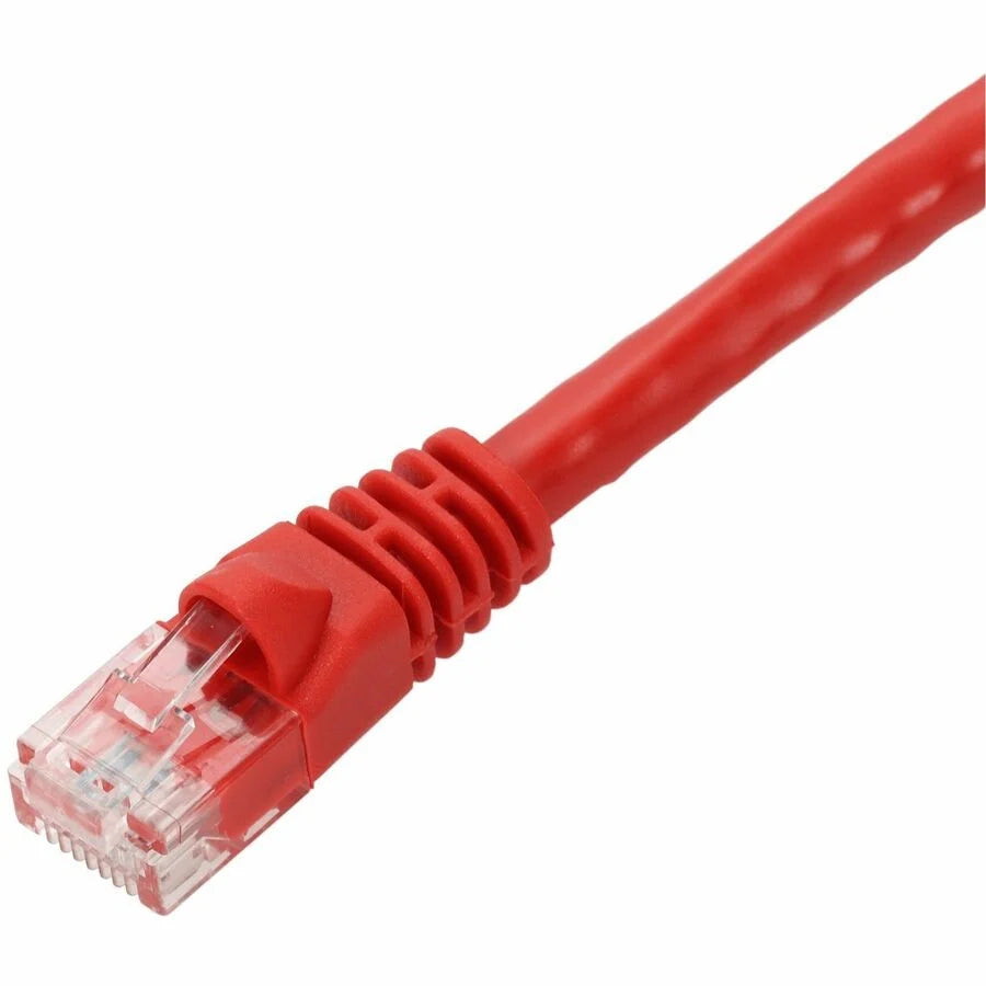 AddOn 10ft Red CAT 6 PVC Ethernet Cable Snagless Bubble Boot RJ-45 M/M