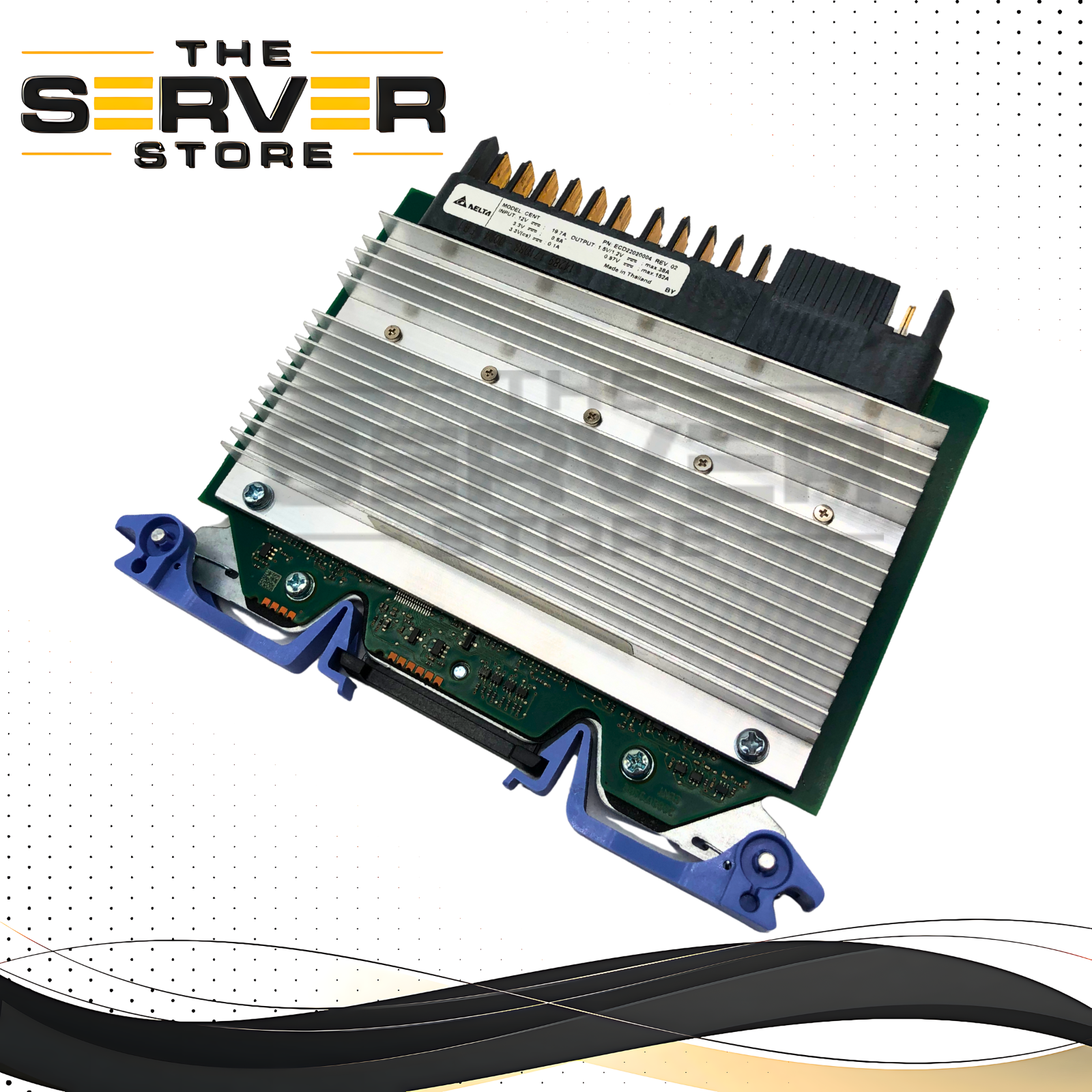 IBM POWER8 Memory Buffer Voltage Regulator Module (VRM). OEM by Delta Electronics. P/N: 00RP698, CENT, ECD22020004 REV. 02.