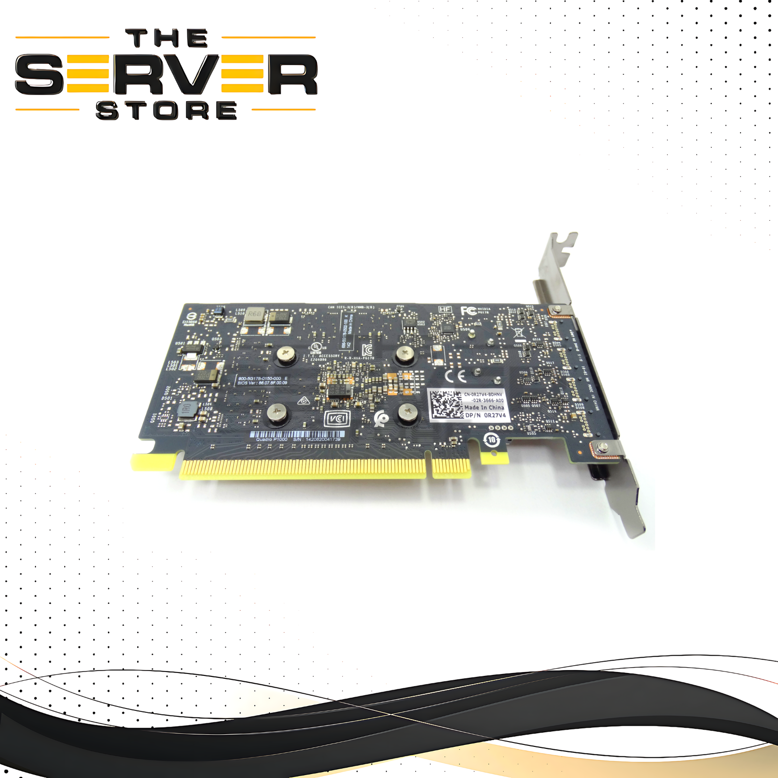 Dell Nvidia Quadro P1000 4GB GDDR5 Graphic Card 4 x Mini Display (0R27V4)