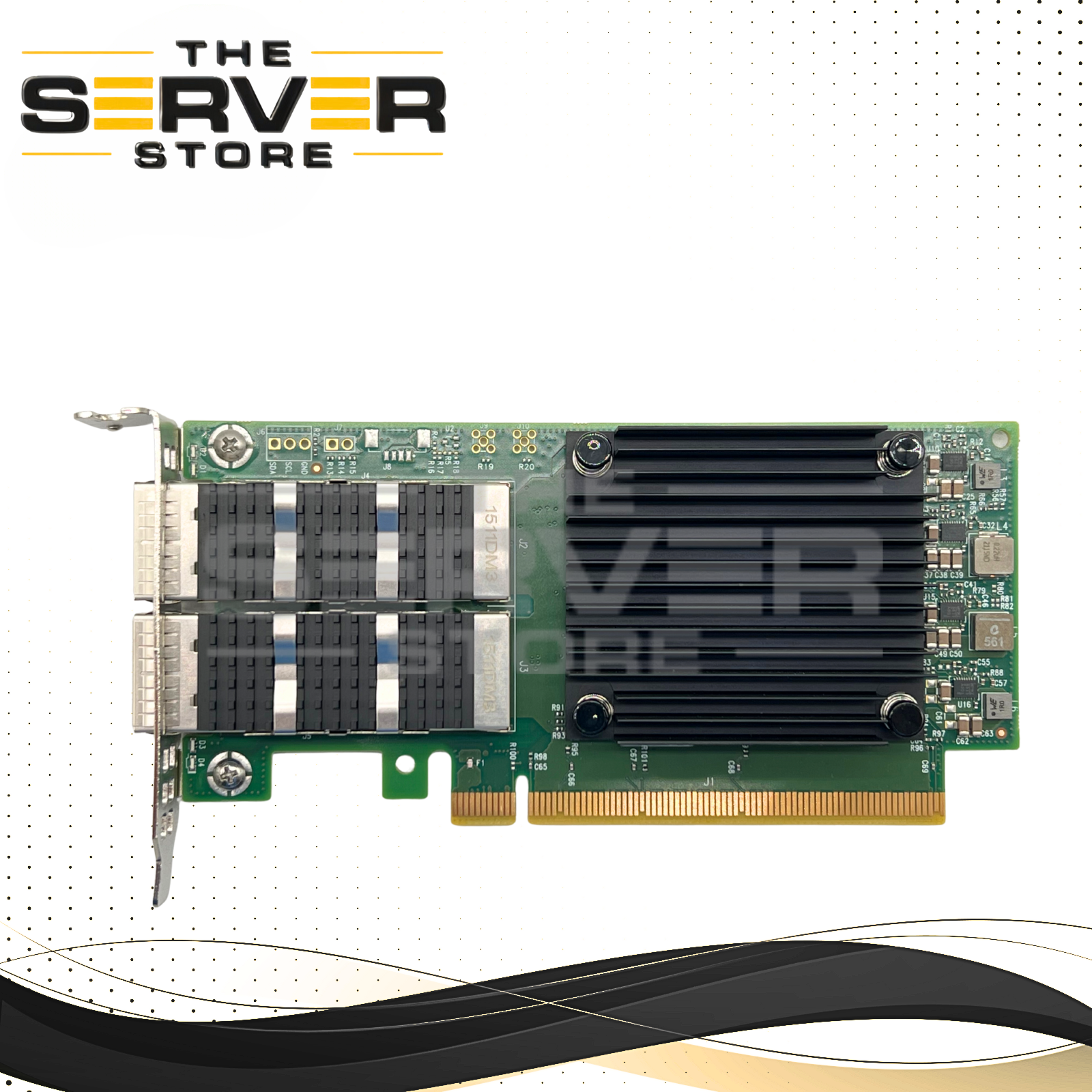 Dell Mellanox CX623106A ConnectX-6 DX 2 Port 100GbE QFSFP56 PCIe Network Card ( NIC ) 0F6FXM F6FXM