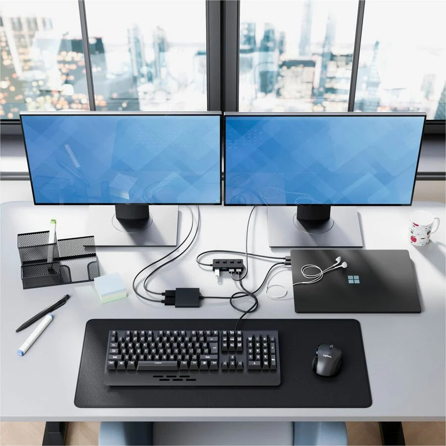 Alogic Universal Dock Dual Display Screen 4K docking station with 100W power delivery PD DP Alt Mode USB-C and USB-A devices