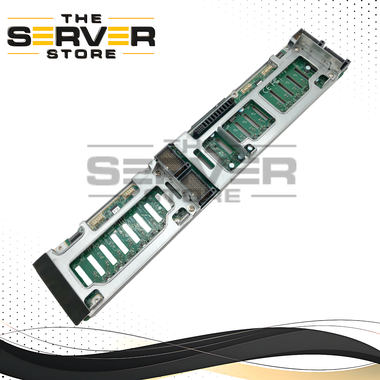 SuperMicro Nutanix 2U 4-Node 24-Port 2.5" NVMe Backplane. P/N: BPN-SAS3-217BHQ-N4-NI22.