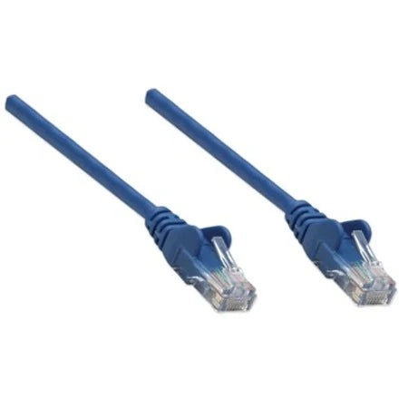 Network Patch Cable, Cat6, 7.5m, Blue, CCA, U/UTP, PVC, RJ45, Gold Plated Contacts, Snagless, Booted, Lifetime Warranty