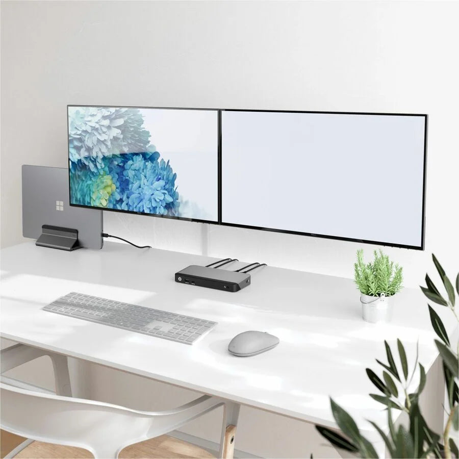 Alogic Universal Dock Dual Display Screen 4K docking station with 100W power delivery PD DP Alt Mode USB-C and USB-A devices