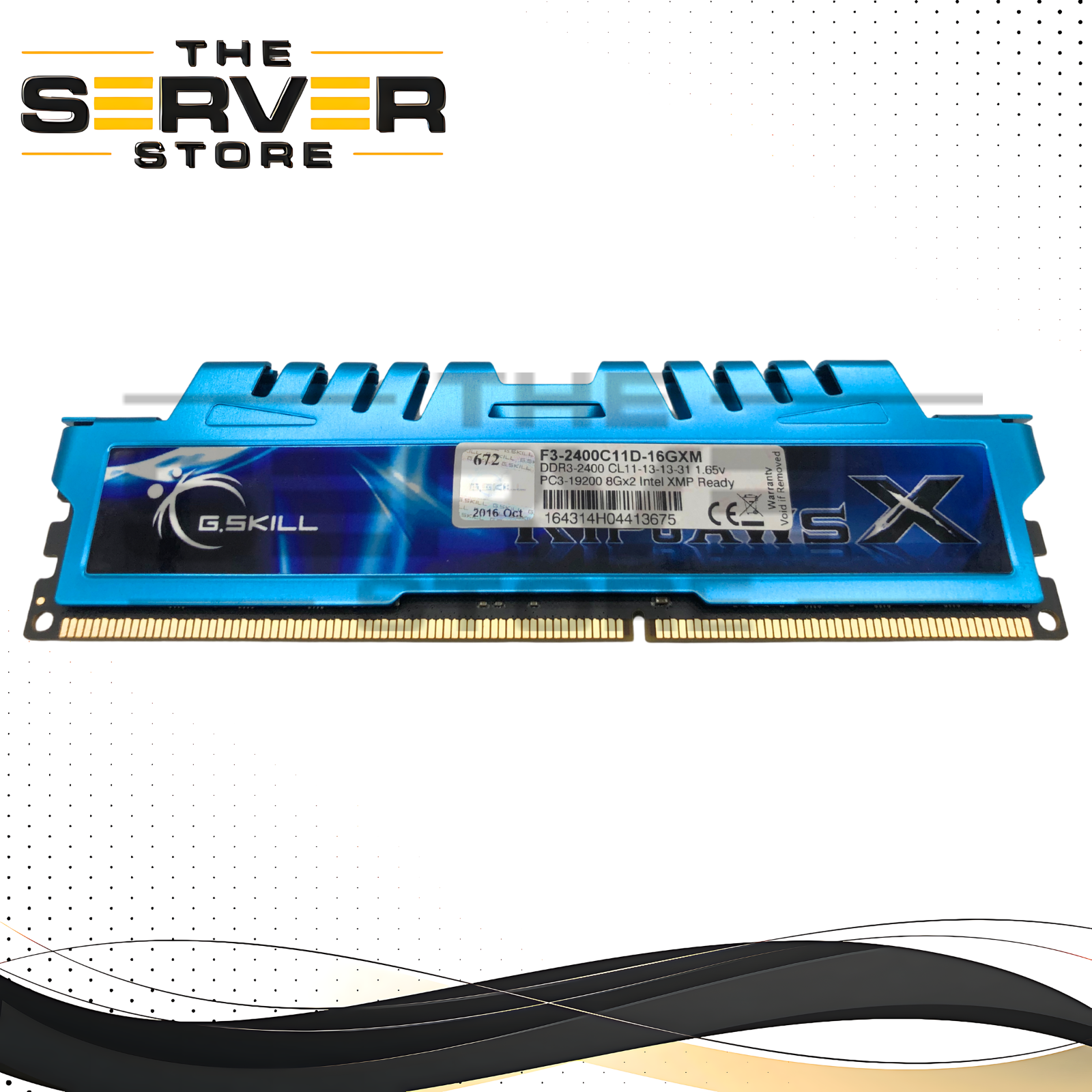 G.SKILL Ripjaws X 8GB DDR3 2400MHz PC3-19200 CL11 RAM F3-2400C11D-16GXM