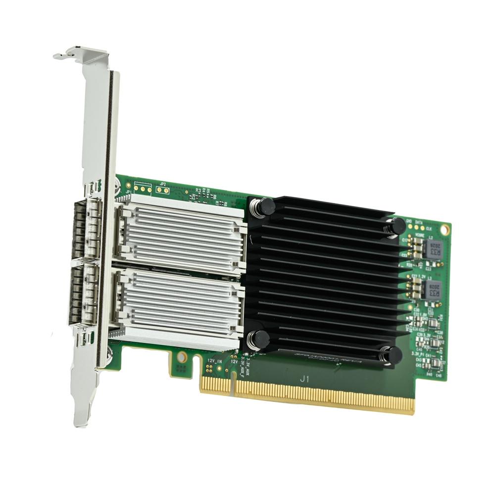 Mellanox ConnectX 5 MCX516A-CDAT 071C1T 2x 100GBe PCIe Gen 4.0 Dual Port QSFP28 Full Height Refurbished Network Interface Card