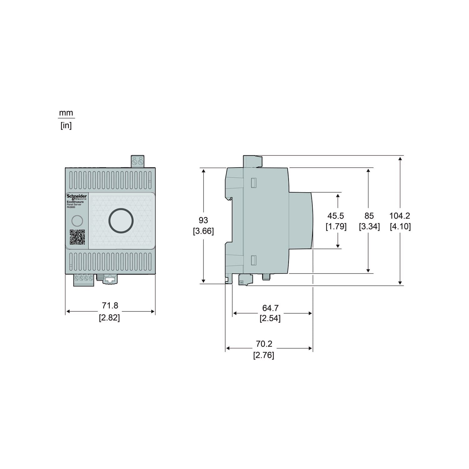 PAS600 | Schneider Electric PowerLogic Power Monitoring and Display Unit