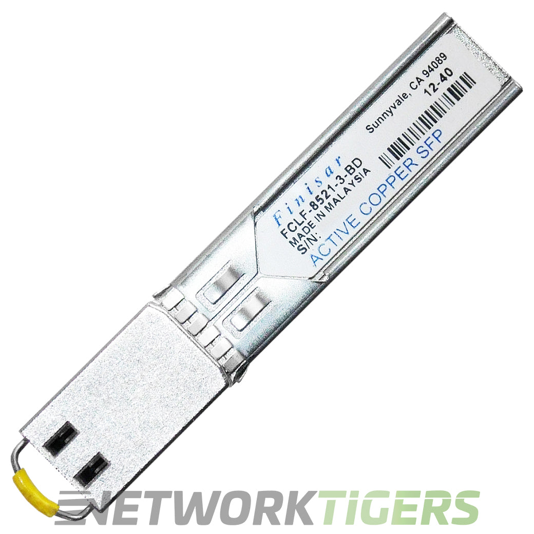 NEW Finisar FCLF-8521-3-BD 1GB BASE-T 1.25Gb/s Cat5 Optical SFP Transceiver