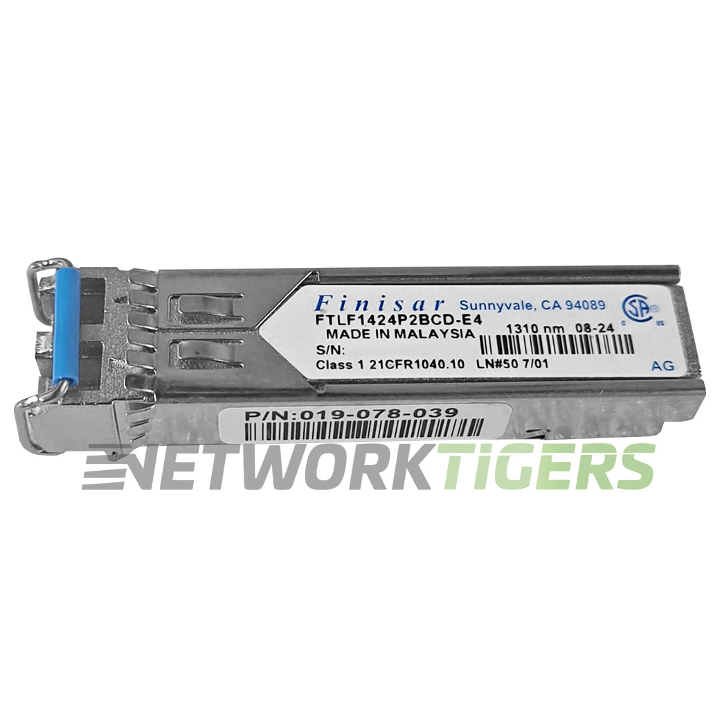 Finisar FTLF1424P2BCD-E4 4GB Fibre Channel SFP 1310nm 10km SFP Transceiver