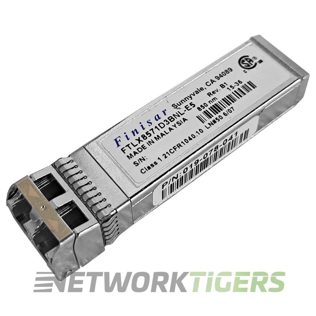 NEW Finisar FTLX8571D3BNL-E5 10GB BASE-SR 850nm SFP+ Transceiver