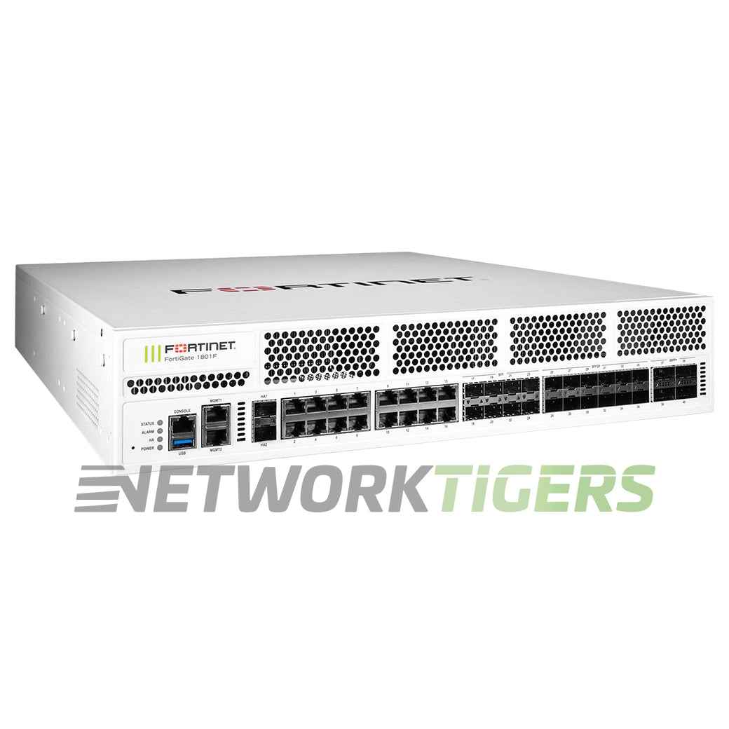 NEW Fortinet FG-1801F FortiGate 1800F 140 Gbps Registrable / Unclaimed Firewall