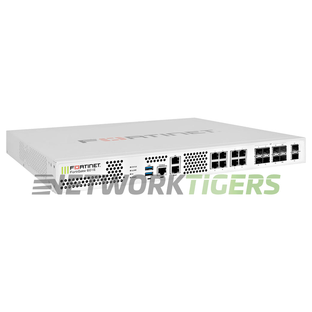 Fortinet FG-601E 36 Gbps 10 1GB RJ45 8x 1GB SFP+ 2x 10GB SFP+ Firewall w/ 240GB