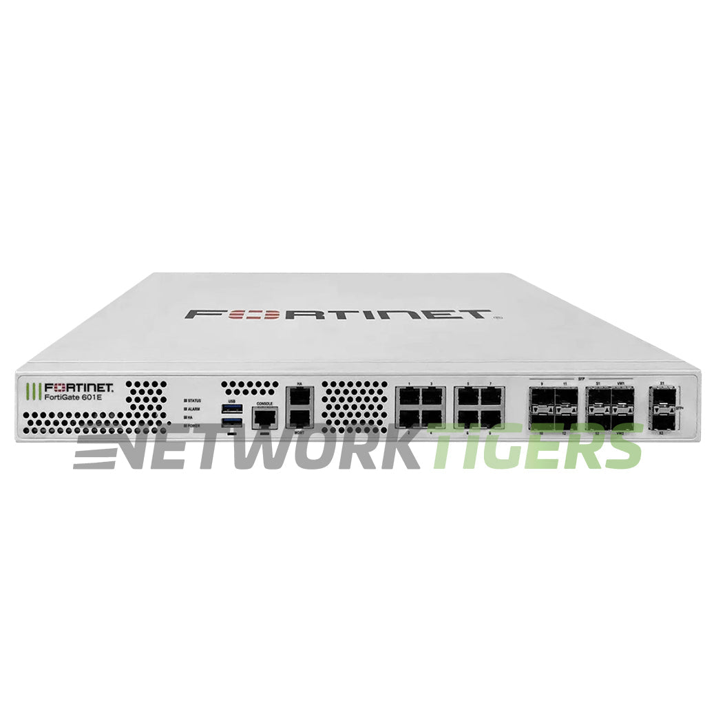 Fortinet FG-601E 36 Gbps 10 1GB RJ45 8x 1GB SFP+ 2x 10GB SFP+ Firewall w/ 240GB