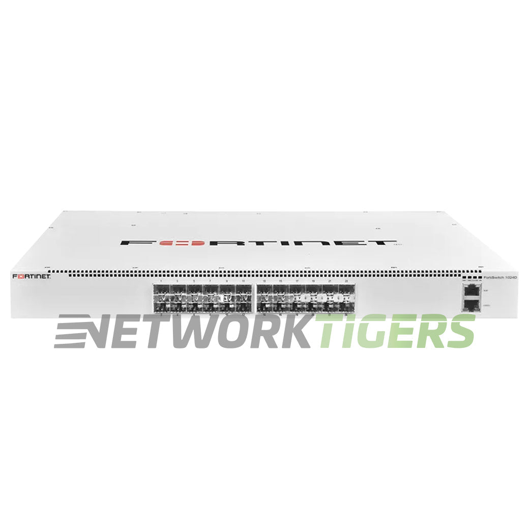 Fortinet FS-1024D 1000 Series 24x 10GB SFP+ F-B Registrable / Unclaimed Switch
