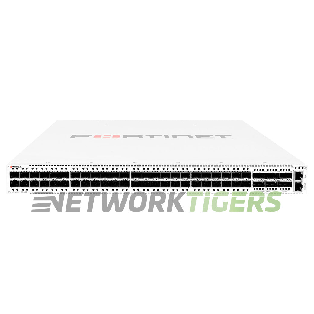 Fortinet FS-1048E 48x SFP+ 6x QSFP+ F-B Air Registrable / Unclaimed Switch