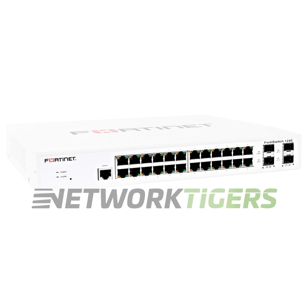 Fortinet FS-124E 24x 1GB RJ45 4x 1GB SFP Registrable / Unclaimed Switch