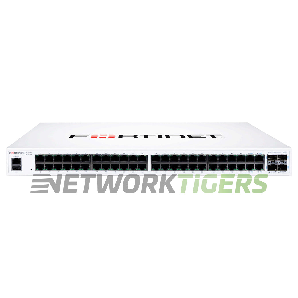 Fortinet FS-148F 100 Series 48x 1GB RJ45 4x SFP+ Registrable / Unclaimed Switch