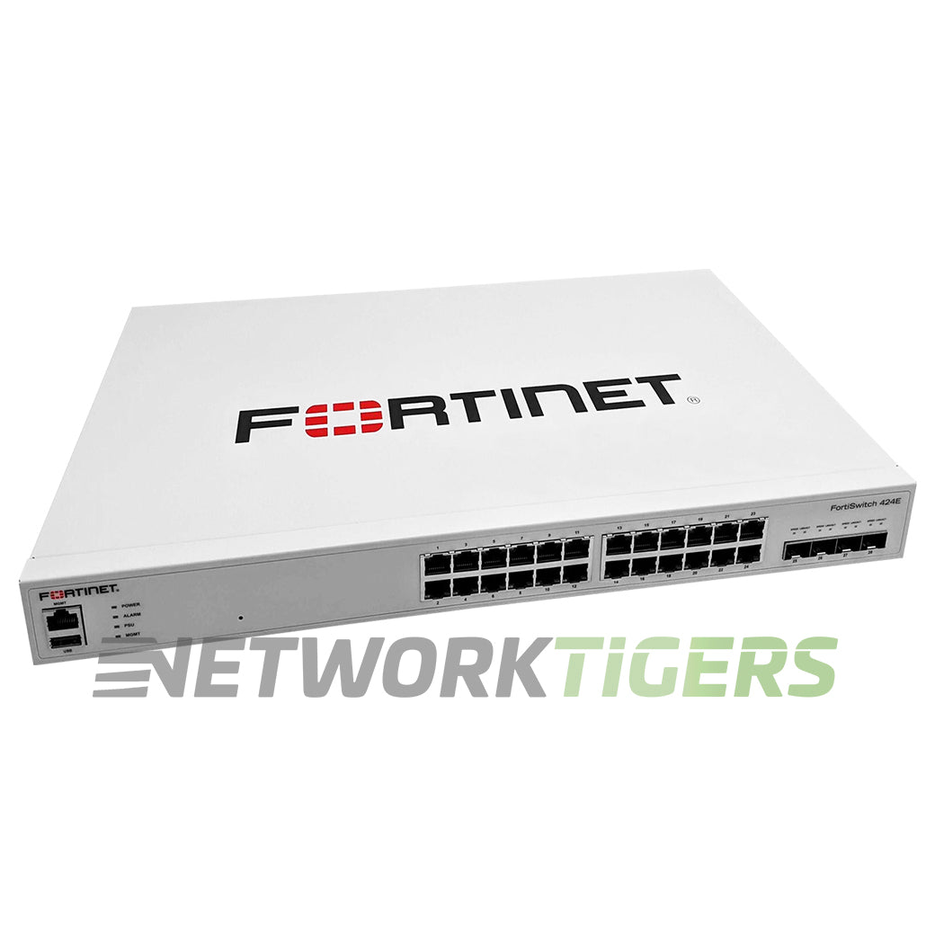 Fortinet FS-424E 400 Campus Series 24x 1GB RJ45 Registrable / Unclaimed Switch