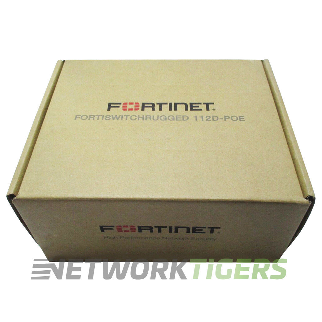NEW Fortinet FSR-112D-POE FortiSwitch 8x 1GB RJ45 Registrable/Unclaimed Firewall