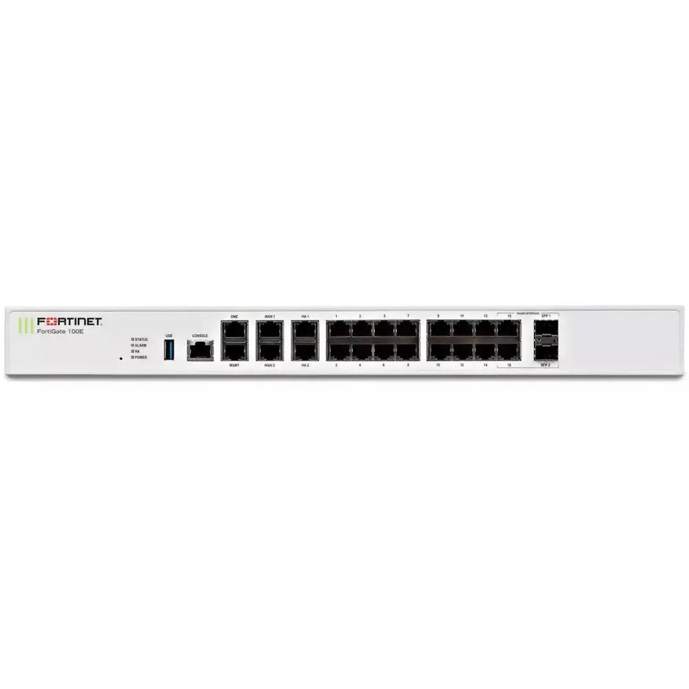 Fortinet FortiGate 100E Network Security Firewall | 20x GE | FG-100E - Refurbished